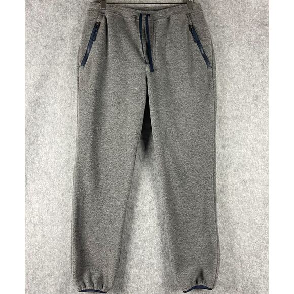 Patagonia Synchilla Fleece Pants Mens Medium Gray Drawstring Pull On Outdoor - Picture 1 of 15